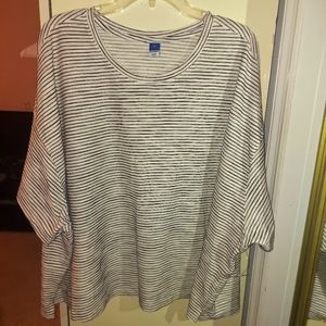 Old Navy Luxe Striped T-Shirt for Women 3x